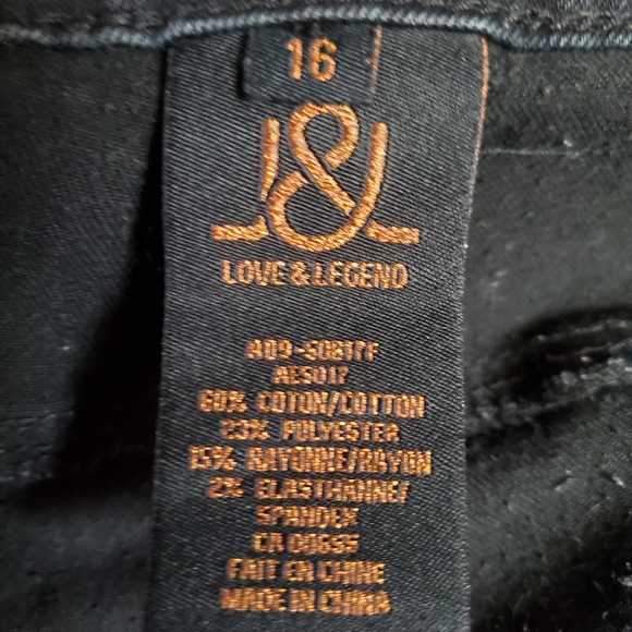 Love & Legend - Dustywash Distressed Skinny Jeans - Size 16 - EUC - Picture 10 of 10